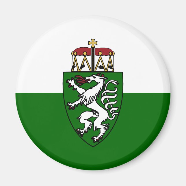 Steiermark (Staat), österreichische Flagge Magnet (Vorne)