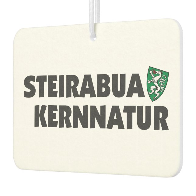 Steiermark Steirabua Kernnatur Dialekt Autolufterfrischer (Links)