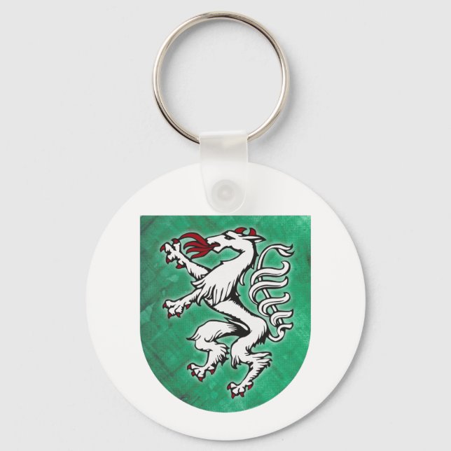 Steiermark Wappen Panther Aquarell Österreich Schlüsselanhänger (Vorderseite)