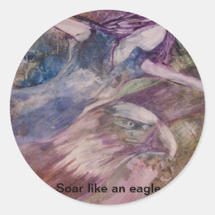 "Steigen Aufkleber wie Eagles" an