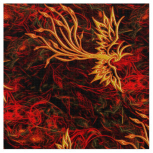 Steigen des Phoenix-Gewebes Stoff