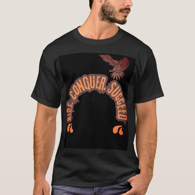 Steigen. Erobern. Erfolg. - Bold Eagle T - Shirt D (Vorderseite)
