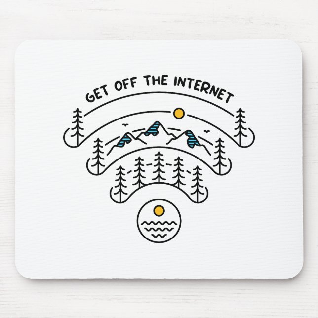 Steigen Sie aus dem Internet 3 Mousepad (Vorne)