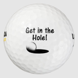 Steigen Sie ein in das Loch Golfball