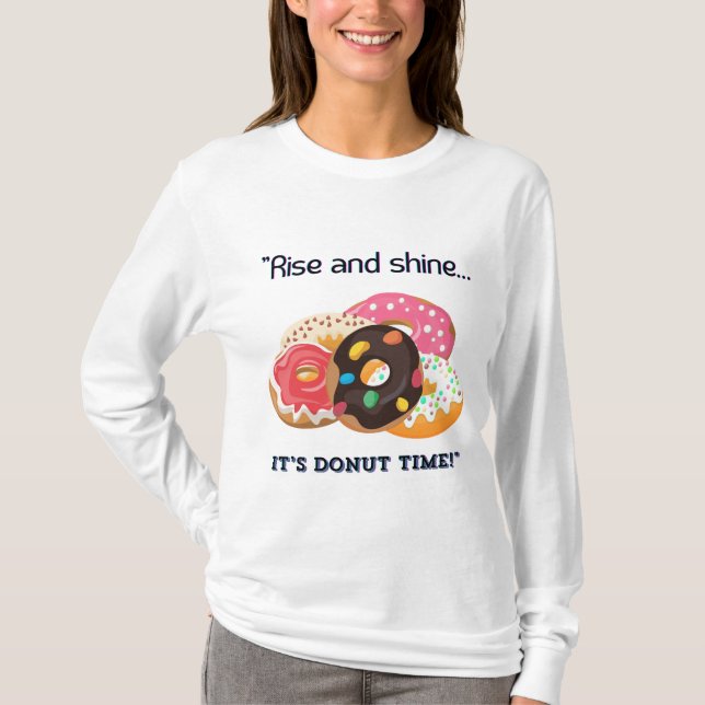 STEIGEN UND SCHIEN, SEINE SPENDEZEIT T-Shirt (Vorderseite)