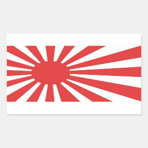 Steigende Aufkleber für Sun-Japanisch-Flaggen