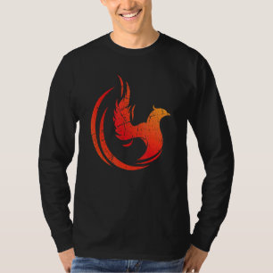 Steigende Bird Phoenix Mythische Fantasie Firebird T-Shirt