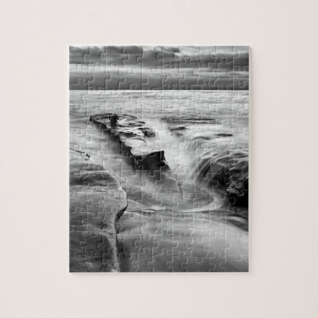 Steigende Flut am Strand (Vertikal)