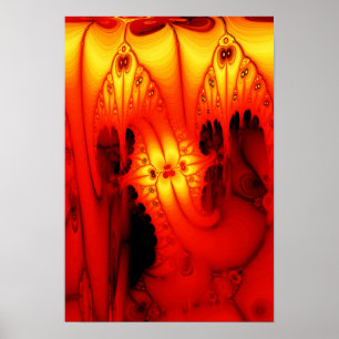 steigende Hitze Poster