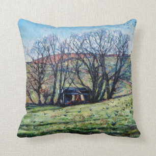 Steigende Krähen 2009 Kissen