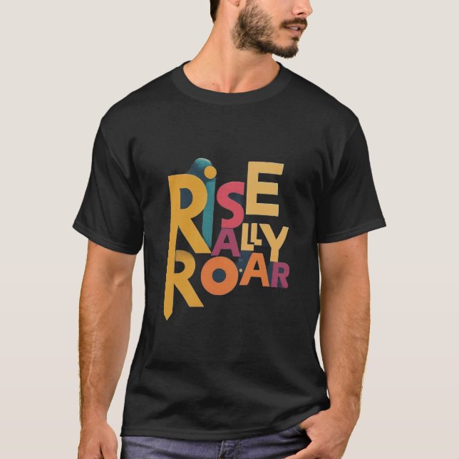 Steigende Kundgebung T-Shirt (Vorderseite)