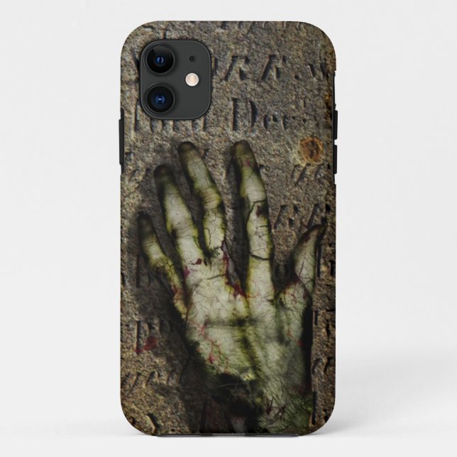 Steigende Zombie-Hand Case-Mate iPhone Hülle (Rückseite)