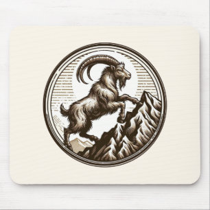 Steigender Steinbock-Geburtstag-Zodiac Mousepad