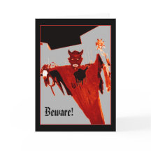 "Steigender Teufel-" Halloween-Karte
