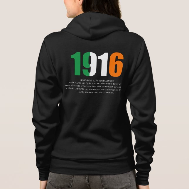 Steigenund Proklamations-Gedenken Ostern 1916 Hoodie (Rückseite)