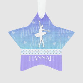 Steigung des Blaus - Ballerina-leidenschaftlicher Ornament