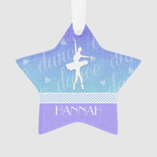 Steigung des Blaus - Ballerina-leidenschaftlicher Ornament