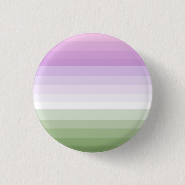 Steigung Genderqueer Stolz-Flaggen-Knopf Button (Vorderseite)