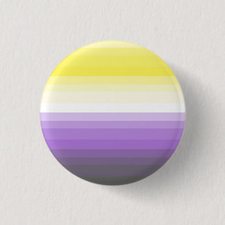 Steigung Nonbinary Stolz-Flaggen-Knopf Button