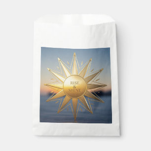 Steile und glänzende geometrische goldene Sterne Geschenktütchen