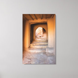 Steiltreppe Leinwanddruck