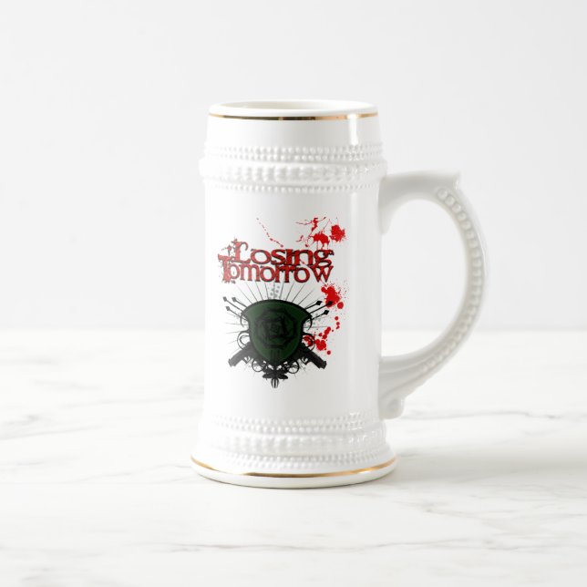 Stein - besonders angefertigt bierglas (Rechts)