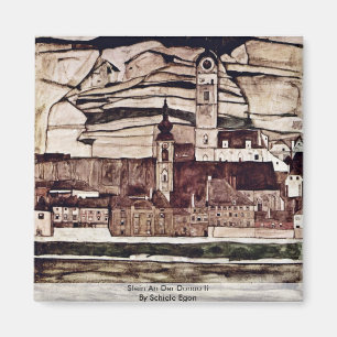 Stein ein Der Donau II durch Schiele Egon Magnet