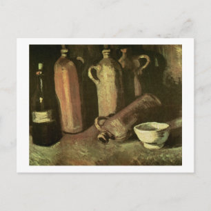 Stein Flaschen Kolben & Tasse Van Gogh Fine Art Postkarte