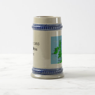 Stein für britische Insel-Kreuzfahrt Bierglas