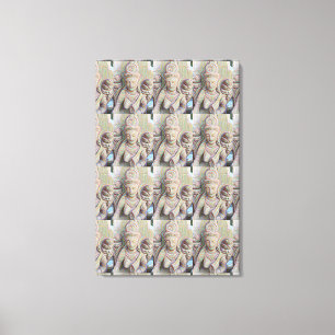 Stein geschnitzte dakinis leinwanddruck