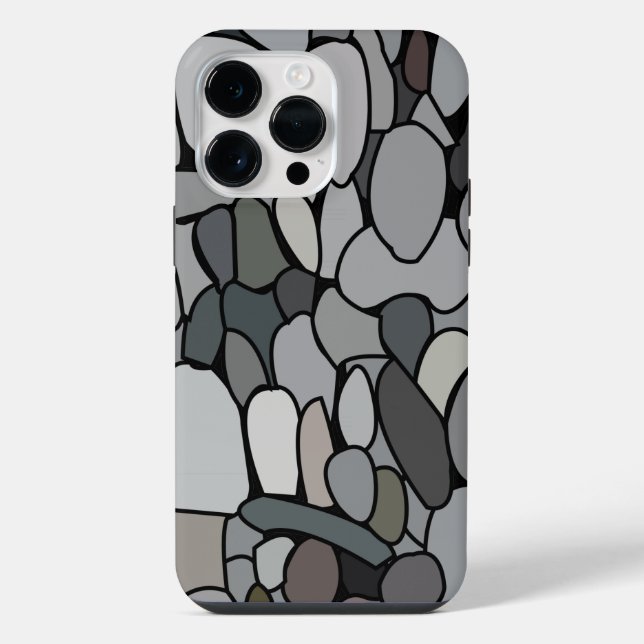 Stein Kiesel  iPhone 14 Pro Max Hülle (Rückseite)