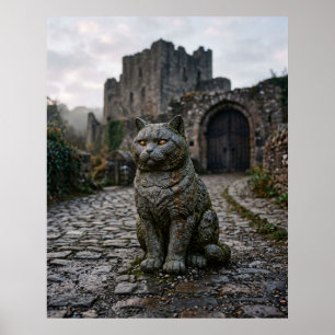 Stein-Kurzhaar-Cobblestone-Keep-Kunst Poster