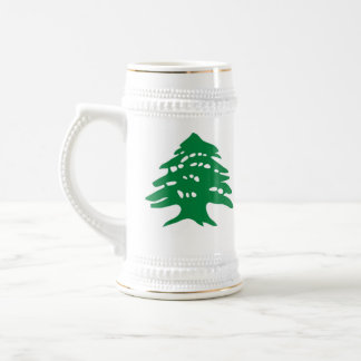 Stein - libanesische Zeder Bierglas