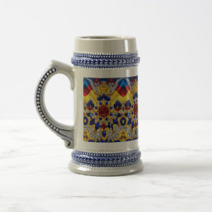 Stein Mug avec des couleurs roumaines Design