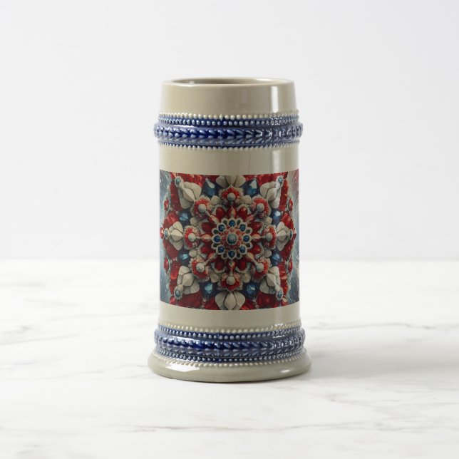 Stein Mug avec design de couleurs norvégiennes (Centre)