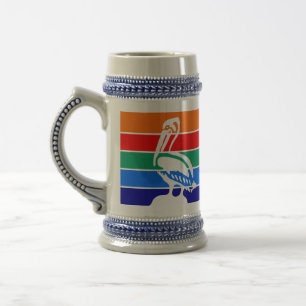 Stein Mug avec drapeau de Saint-Pétersbourg
