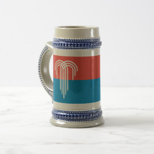 Stein Mug avec le drapeau de Kansas City, Missouri