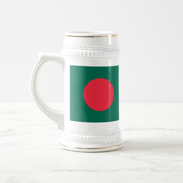 Stein Mug avec le drapeau du Bangladesh (Gauche)