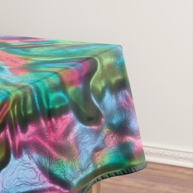 Stein oder geruchelt mit sanft seidigen Farbtönen Tischdecke (Beispiel)