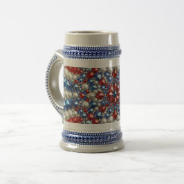Stein Tasse mit niederländischem Farbdesign