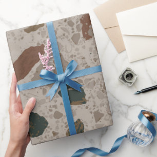 Stein-Terrazzo-Muster  Geschenkpapier