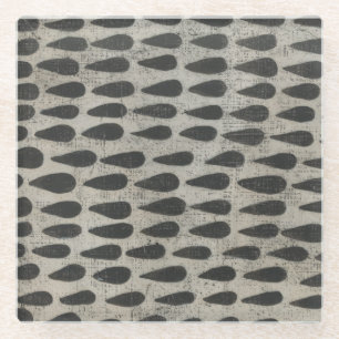 Stein - Tropfen Glasuntersetzer