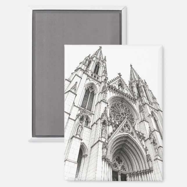 Stein und Schatten Magnet (Vorderseite/Rückseite)