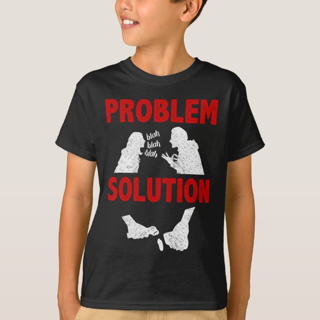 Steinabschlag-Sammler-Problem-Lösung-Hobby T-Shirt (Vorderseite)