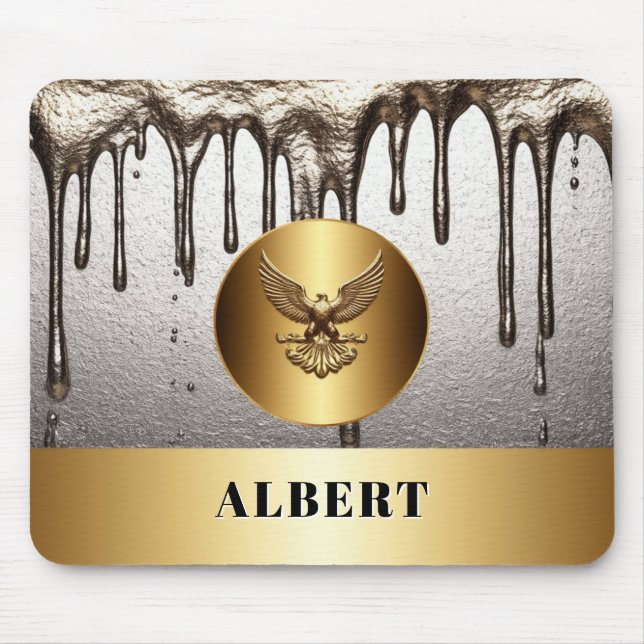 Steinadler-Emblem Stärke Design 🦅 Mousepad (Vorne)
