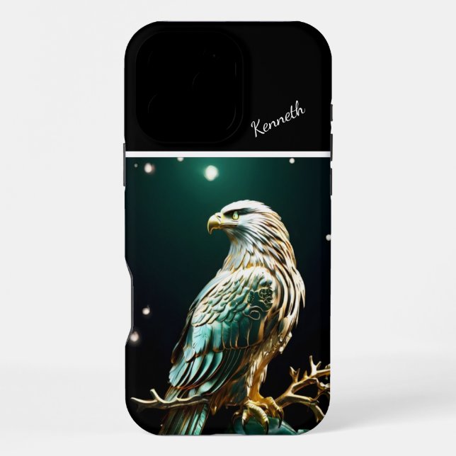 Steinadler thront iPhone 16 pro max hülle (Rückseite)