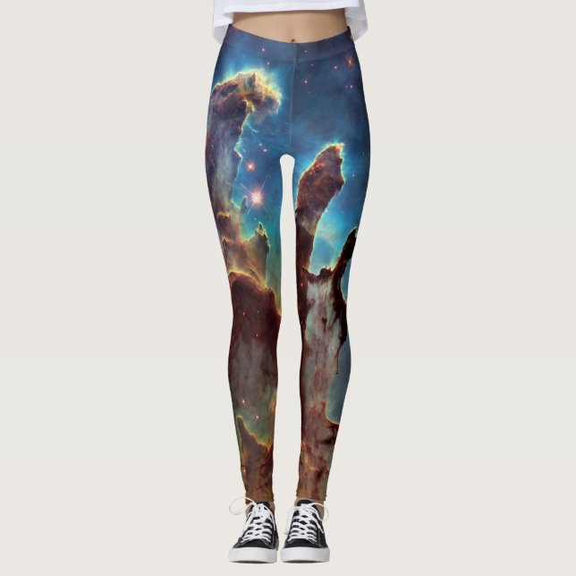 Steinadlernebel-Säulen der Schöpfung Leggings (Vorderseite)