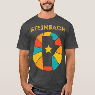 Steinbach Manitoba Canada Vintag Distressed Souve T-Shirt
