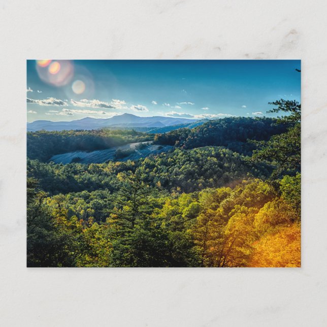 Steinberg Nord Carolina Naturlandschaften Postkarte (Vorderseite)