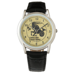 Steinbock-aller Tierkreis schreibt moderne Armbanduhr